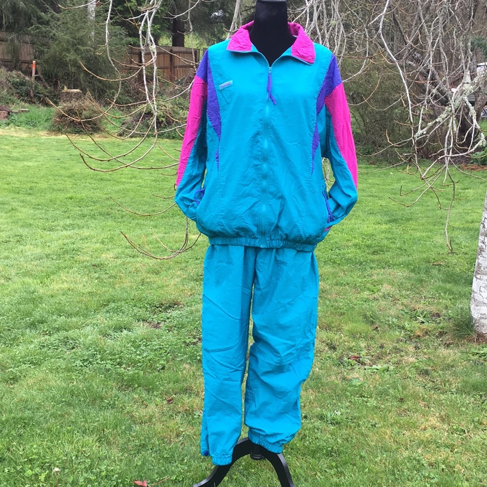 Columbia Vintage 80’s Track Suit - Picture 1 of 12